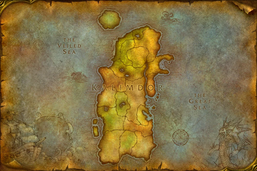 Map of Kalimdor